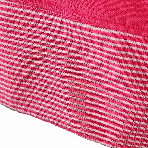 Lands' End 1X Pink Hoodie Serious Sweats V-Neck Pullover - Picture 9 of 12
